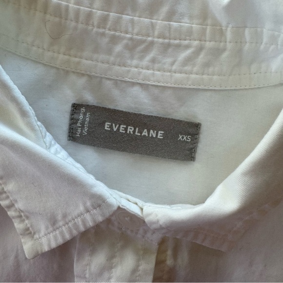 Everlane Women's Cropped Crisp White Button-Down Shirt EUC - Picture 3 of 7